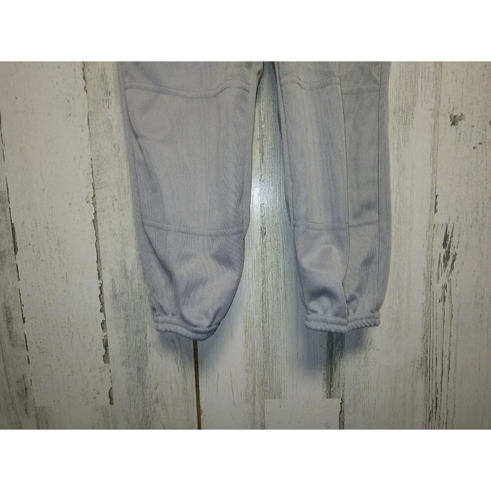Wilson Boys Youth Baseball Pants Gray Size Small Relaxed Fit Solid